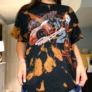 NASCAR bleach tie dye T-shirt
